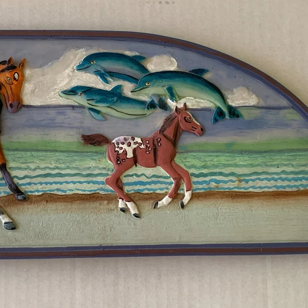 Kenyield 3D Horse Wall Plaque 26